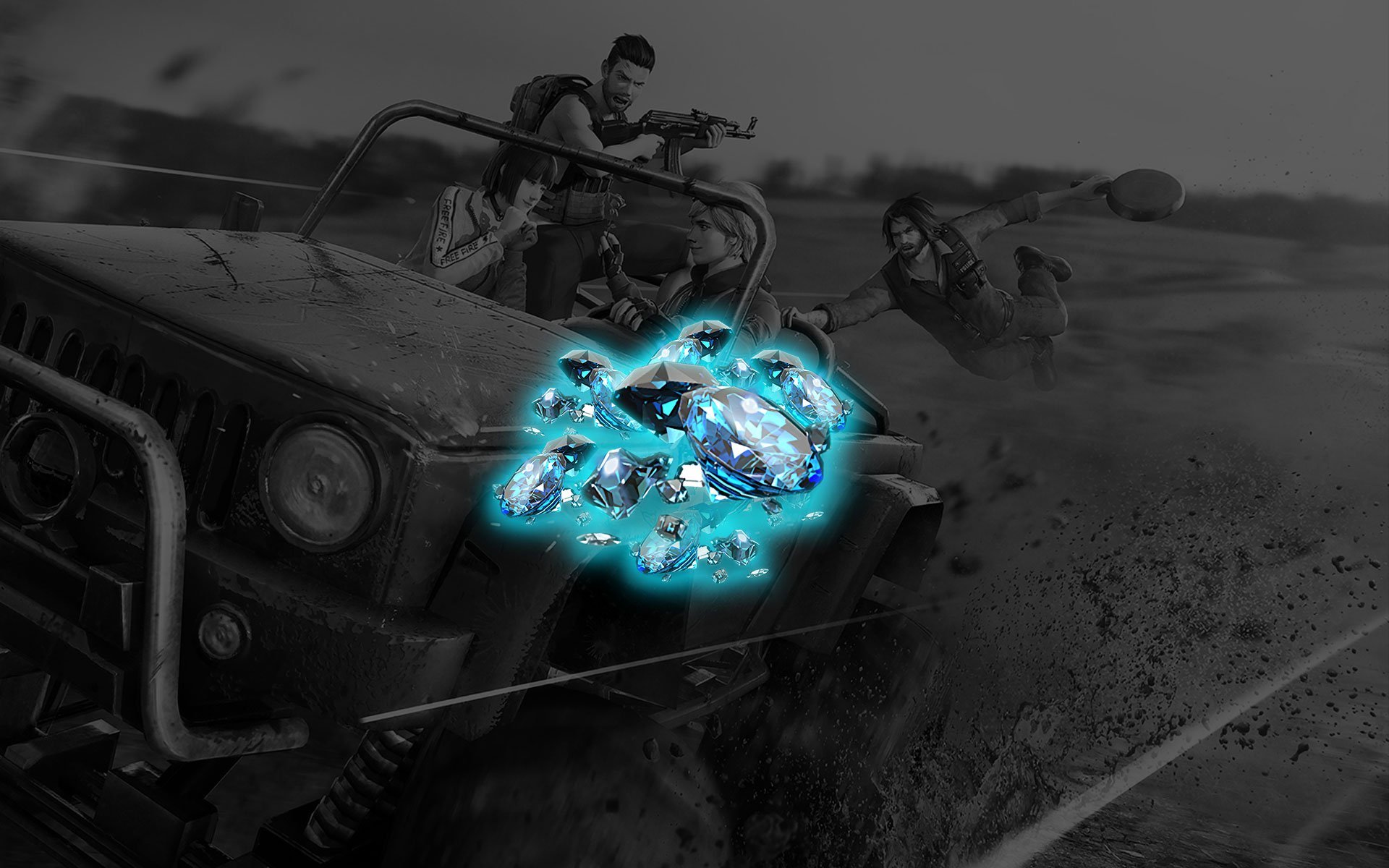 Free Fire - 520 Diamantes + 52 Bonos cover